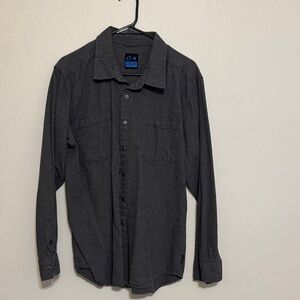 Classic Charcoal Button-Down Shirt
